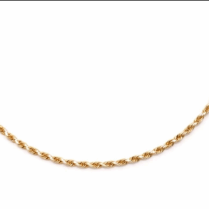 1MM Franco 14k Solid Gold Chain