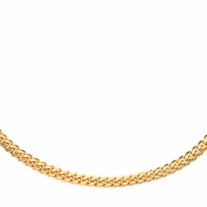 2.75MM Miami Cuban Link 14k Solid Gold Chain