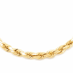 5MM Rope 14k Solid Gold Chain