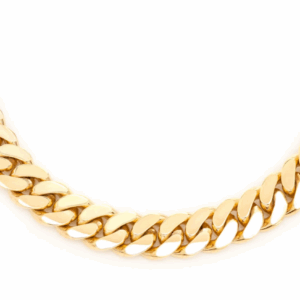 8MM Miami Cuban 14k Solid Gold Chain