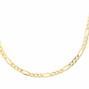 3MM Figaro Chain 14k Solid Gold
