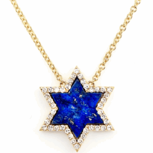 Lapis Star Of David Diamond