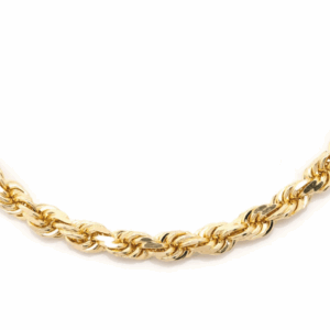 4MM Rope 14k Solid Gold Chain