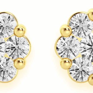 0.50ctw Solitaire Stud Diamond Earrings 14k Solid Gold