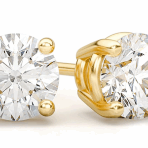 1.25ctw Solitaire Stud Diamond Earrings 14k Solid Gold