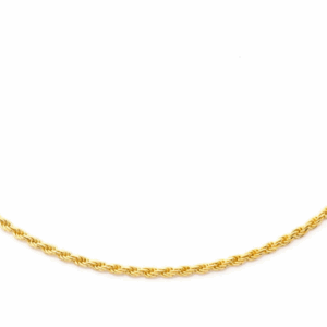 1MM Rope 14k Solid Gold Chain