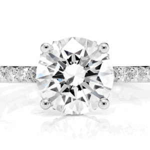 2.50ct - Round Solitaire - Diamond Engagement Ring - All Natural