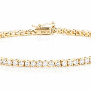 2pt Prong Set Diamond Tennis Bracelet 14k Solid Gold 2.00ctw