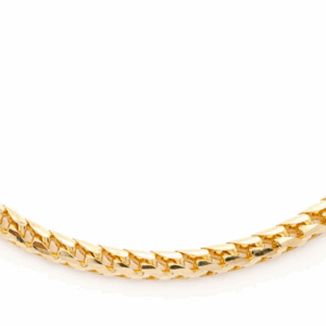 3.5MM Franco 14k Solid Gold Chain