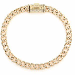 6MM Elongated Miami Cuban Diamond Bracelet 14k Solid Gold 3.75ctw