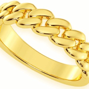 Cuban Ring 14k Solid Gold