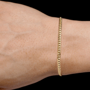3MM Miami Cuban - 14k Solid Gold Bracelet