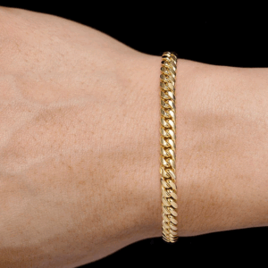 5MM Miami Cuban - 14k Solid Gold Bracelet