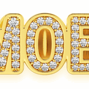 Mob Diamond Ring 14k Solid Gold 0.33ctw