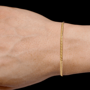 2.5MM Miami Cuban Bracelet 14k Solid Gold