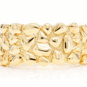 Nugget Band 14k Solid Gold